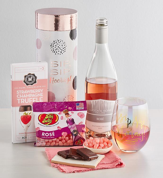 Sip Sip Wine and Chocolate Gift Box